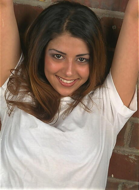 Sexy young Azlyn baring small tits and sexy butt 